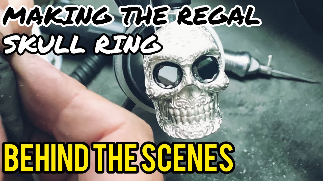 Making A Skull Ring - AJT Jewellery