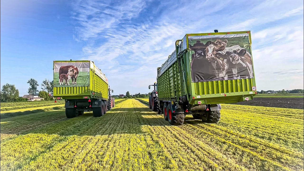 ☆Zbiór Trawy☆ Fendty w Akcji☆ Sianokiszonka 2023☆ 2x CLAAS QUANTUM 6800 P,Fendt Vario 716/916,Dron☆