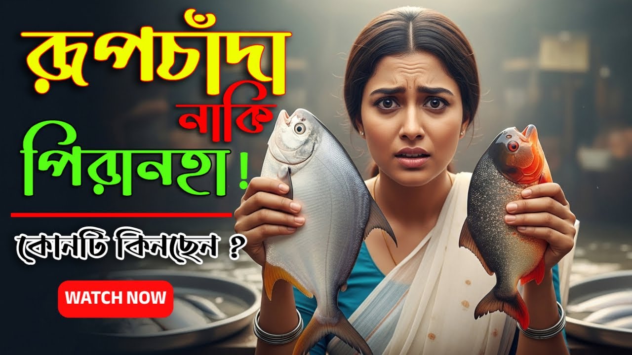রূপচাঁদা কিনতে পিরানহা কিনছেন না তো? পার্থক্য জেনে নিন, ঠকবেন না ! || 