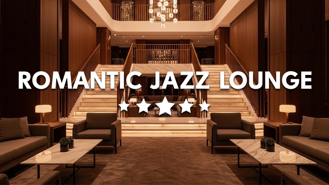Luxury Hotel Lounge Jazz 🎷 Smooth Saxophone Instrumental Music for Relaxing Atmosphere