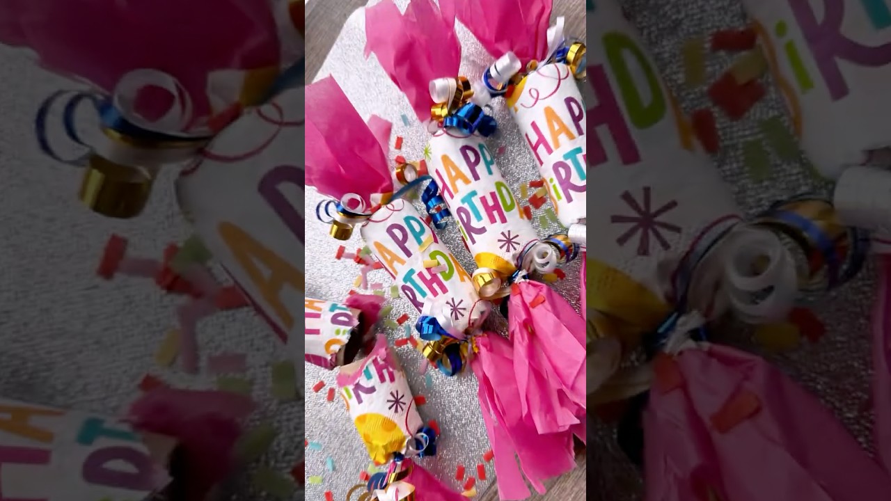 DIY Birthday Party Crackers | Fun & Easy Craft for Kids!