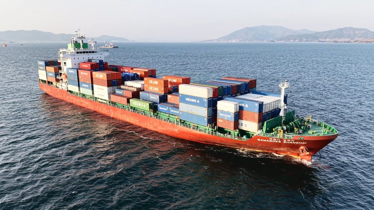 장금상선 싸왓디 상하이 호 SINOKOR M/V SAWASDEE SHANGHAI 1,809TEU FULL CONTAINER SHIP