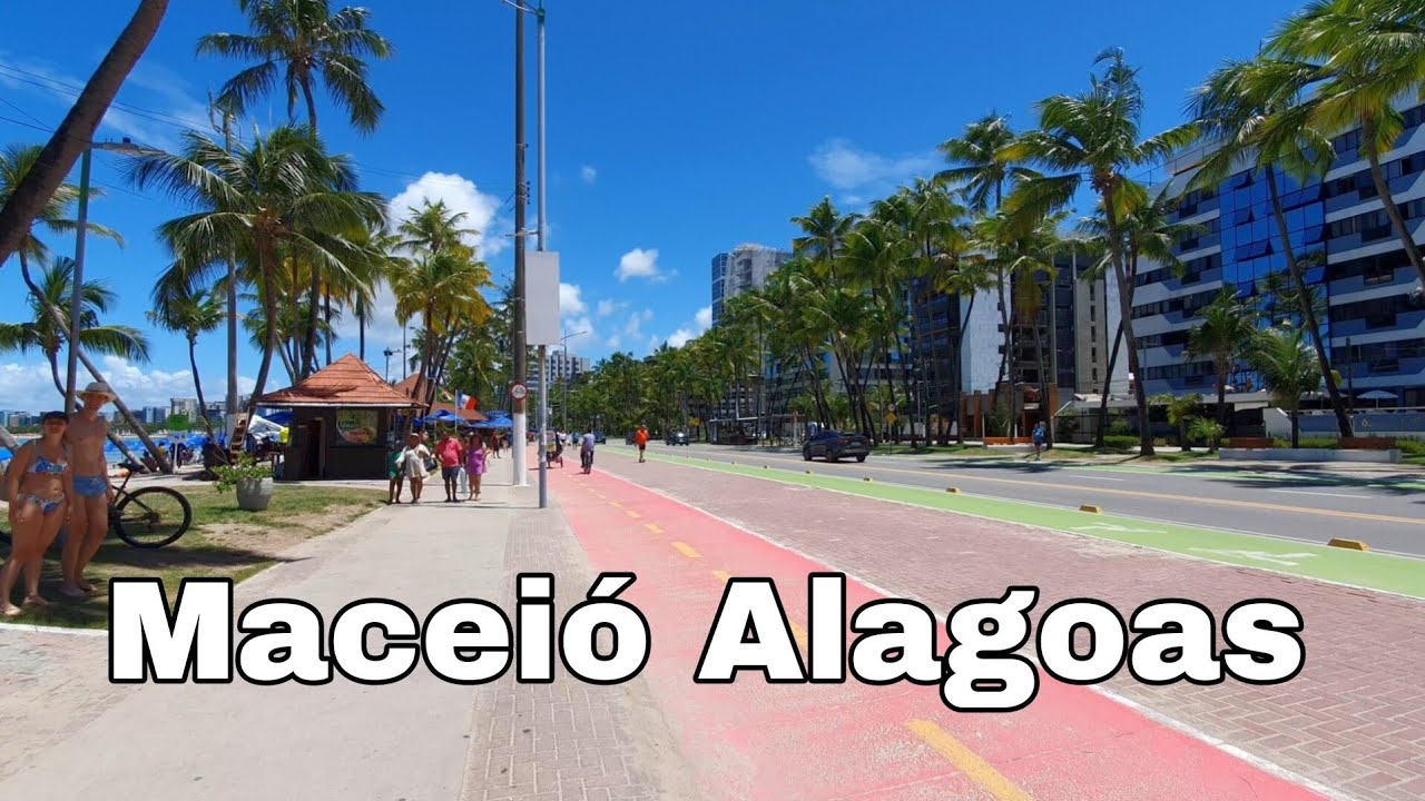Maceió Alagoas Praias De Pajuçara E Ponta Verde Restaurante Barraca De Praia E Caminho De Moisés