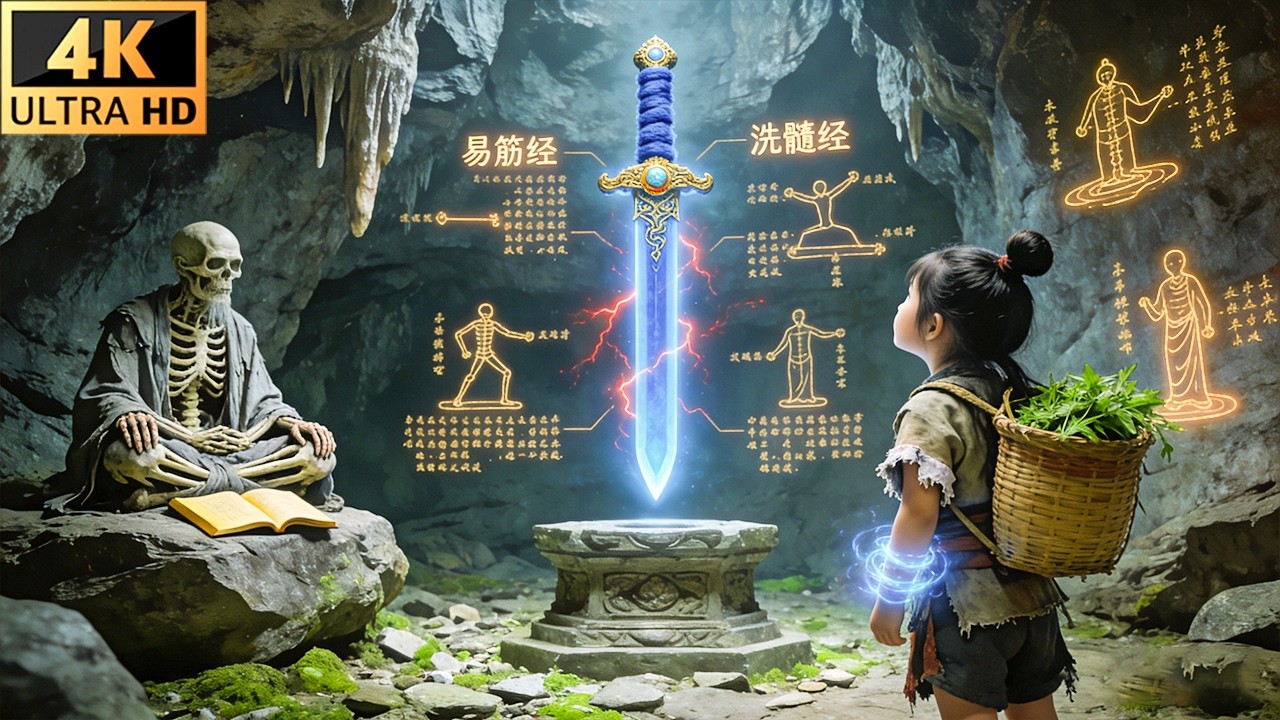 7岁采药女孩误入山洞，收服千年剑灵，一步登顶最强剑仙！⚔️ 功夫 | Kung Fu | 武俠片| 动作