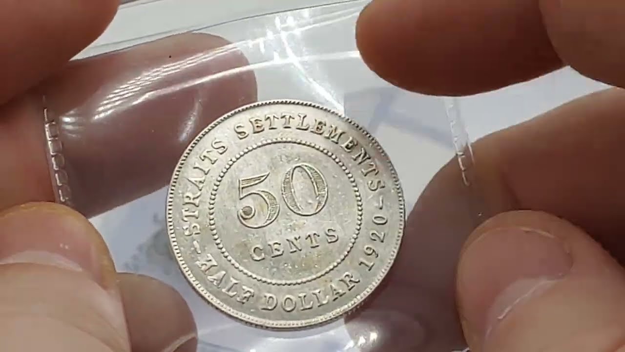 Straits Settlements silver coins 1897-1926 unboxing