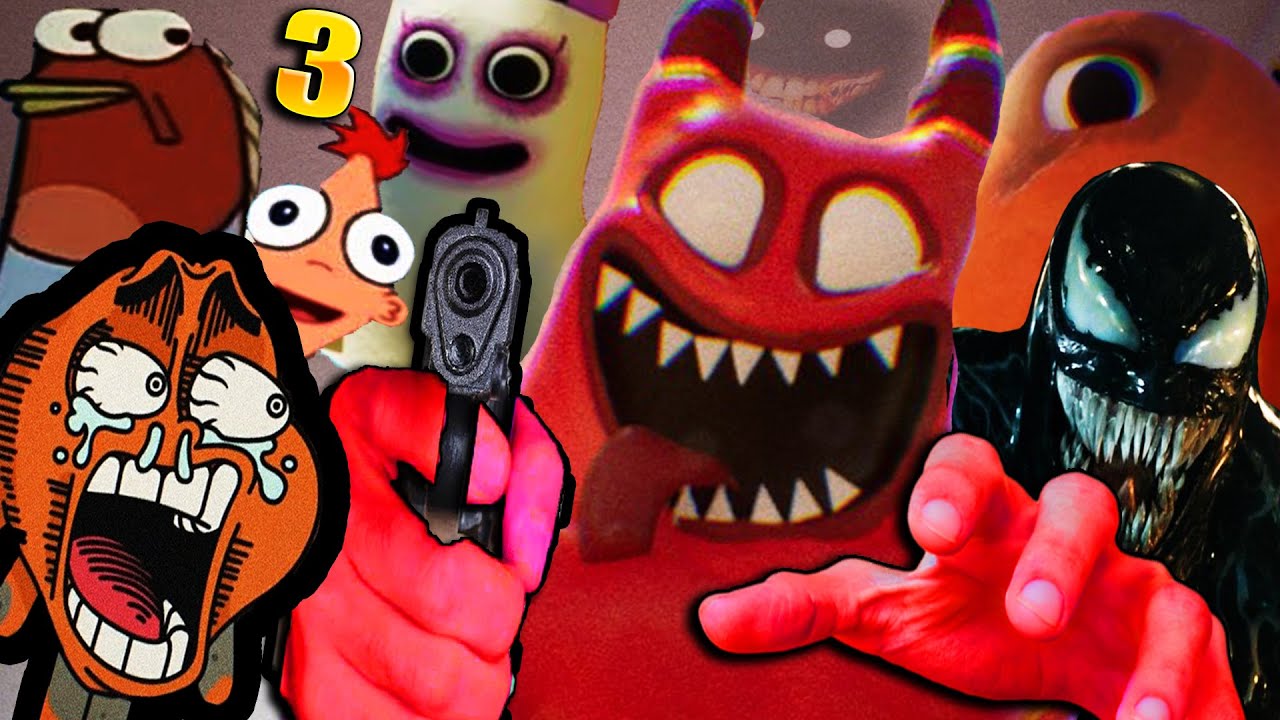Jugué el Garten of Banban 3 con MEMES 😨👌 y (Mejores momentos) - ELILOBOS