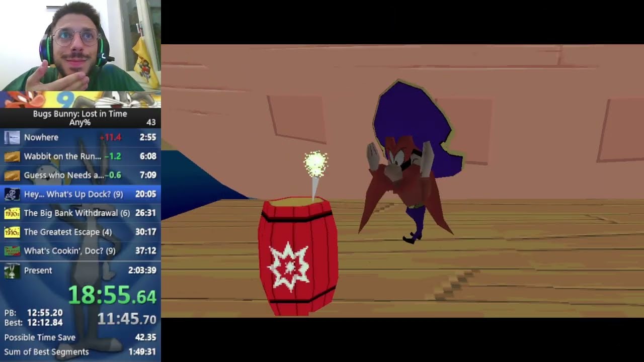 Bugs Bunny: Lost in Time - Any% Speedrun - 1:57:19