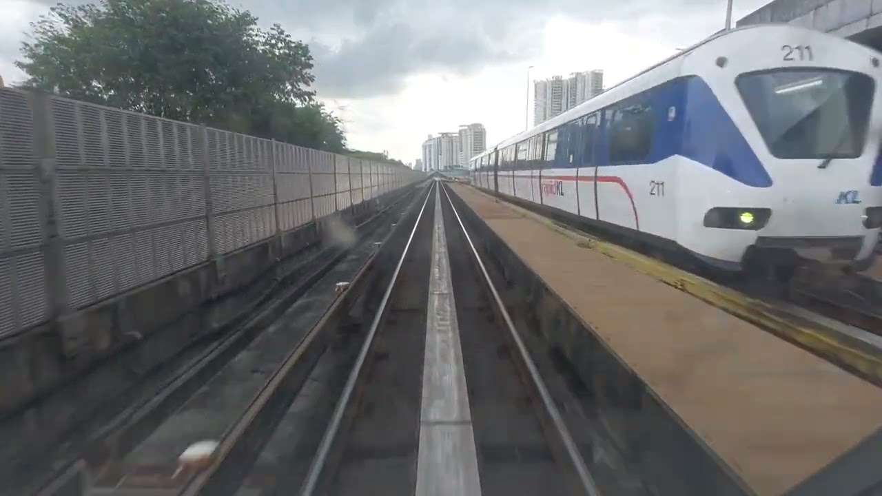 {New/Old Announcement, Speed Restriction} LRT Kelana Jaya Line - Gombak to Glemarie [23]