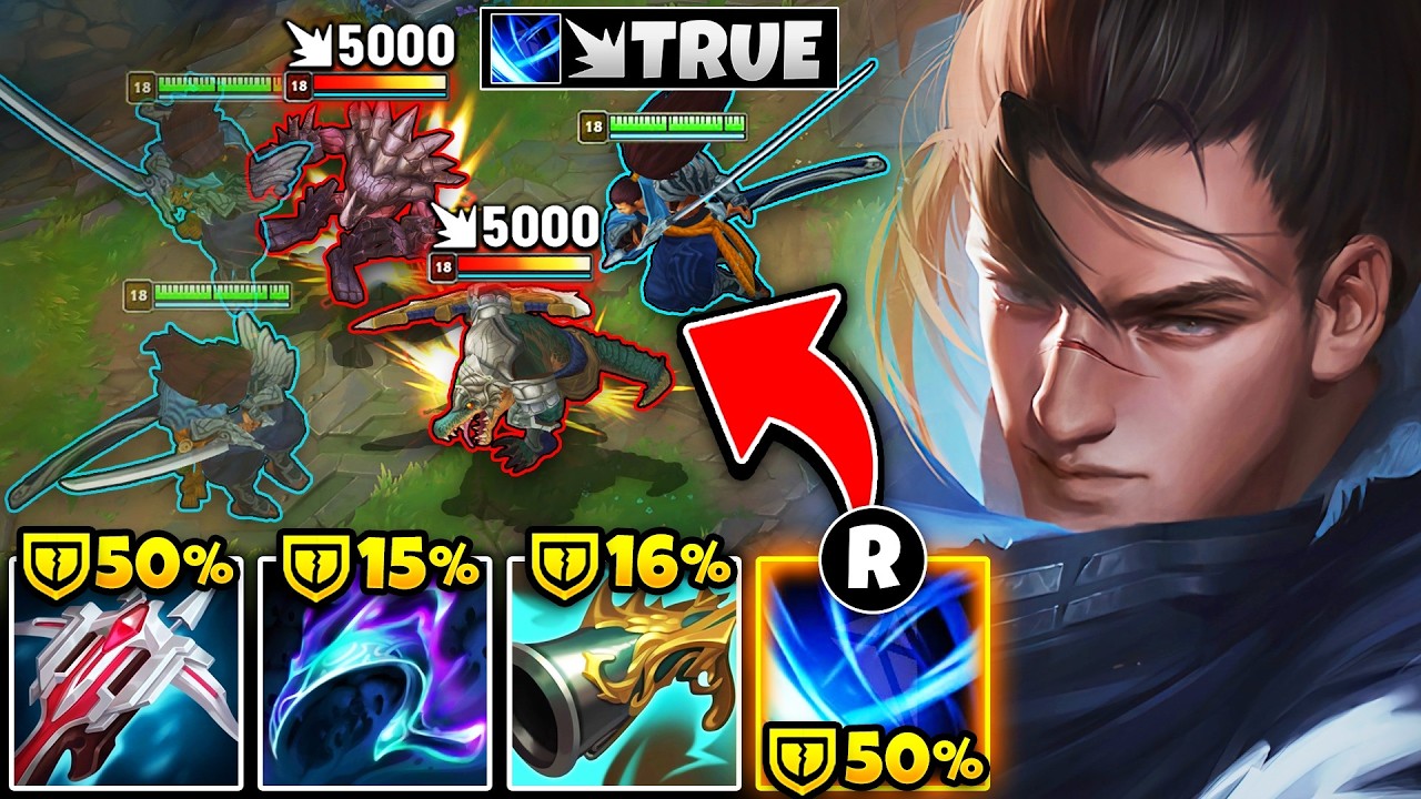 Yasuo but I have over 100% Armor Pen and I deal TRUE Damage... (ONE SHOT TANKS)