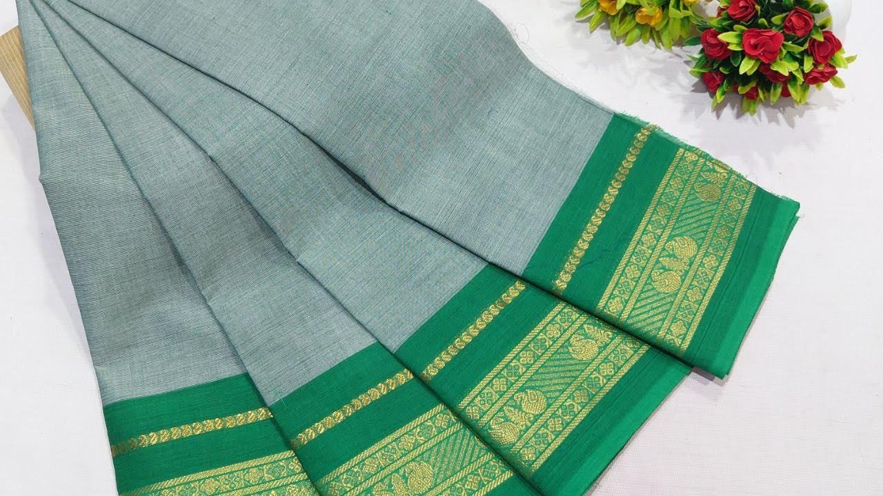 Chettinad Cotton Sarees | 💰 ₹650 | WhatsApp - 8344378186 #cottonsarees #chettinadsarees #handloom