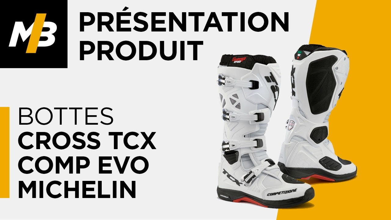 Bottes Cross TCX Comp Evo Michelin, avis en vidéo par Motoblouz