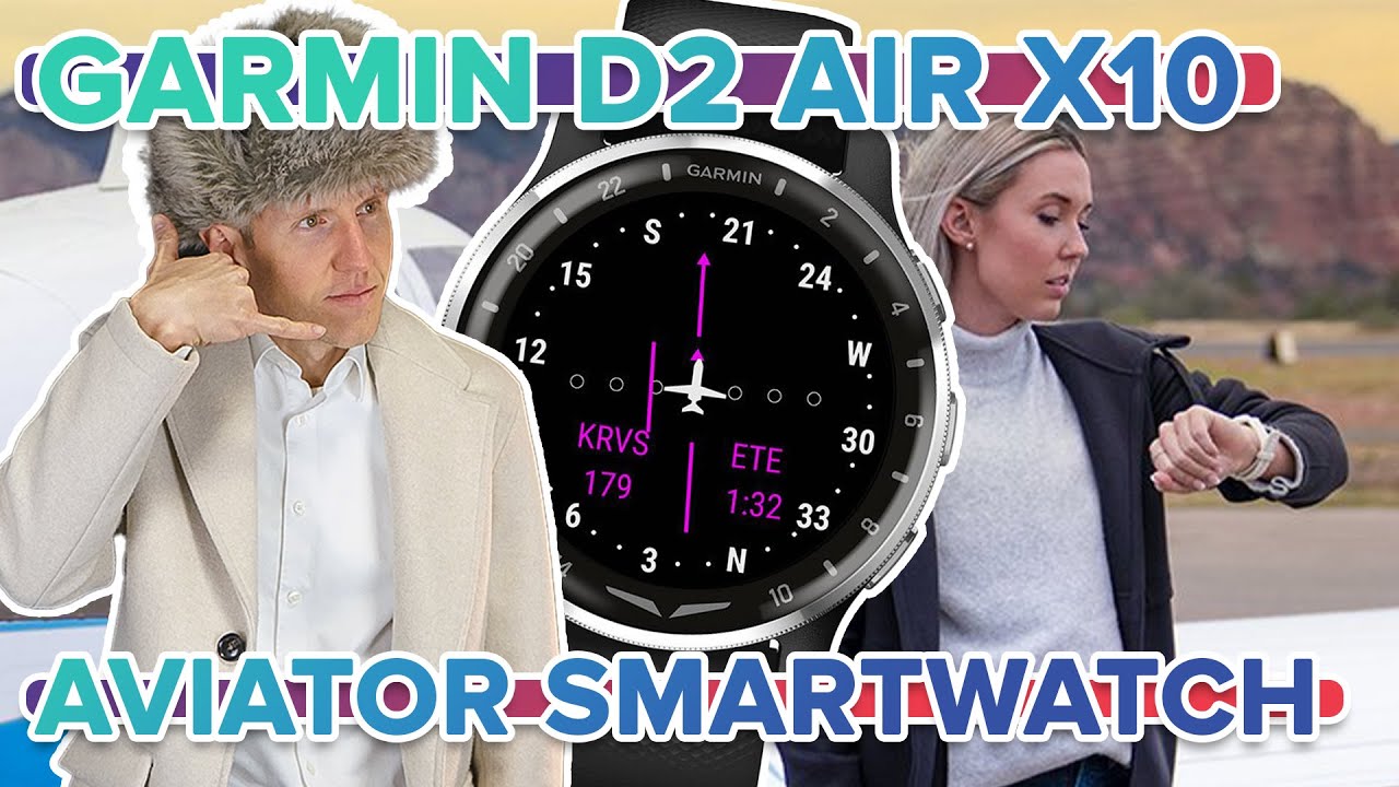 Новинка 2022 Garmin D2 Air X10 Aviator Smartwatch | Новостной выпуск