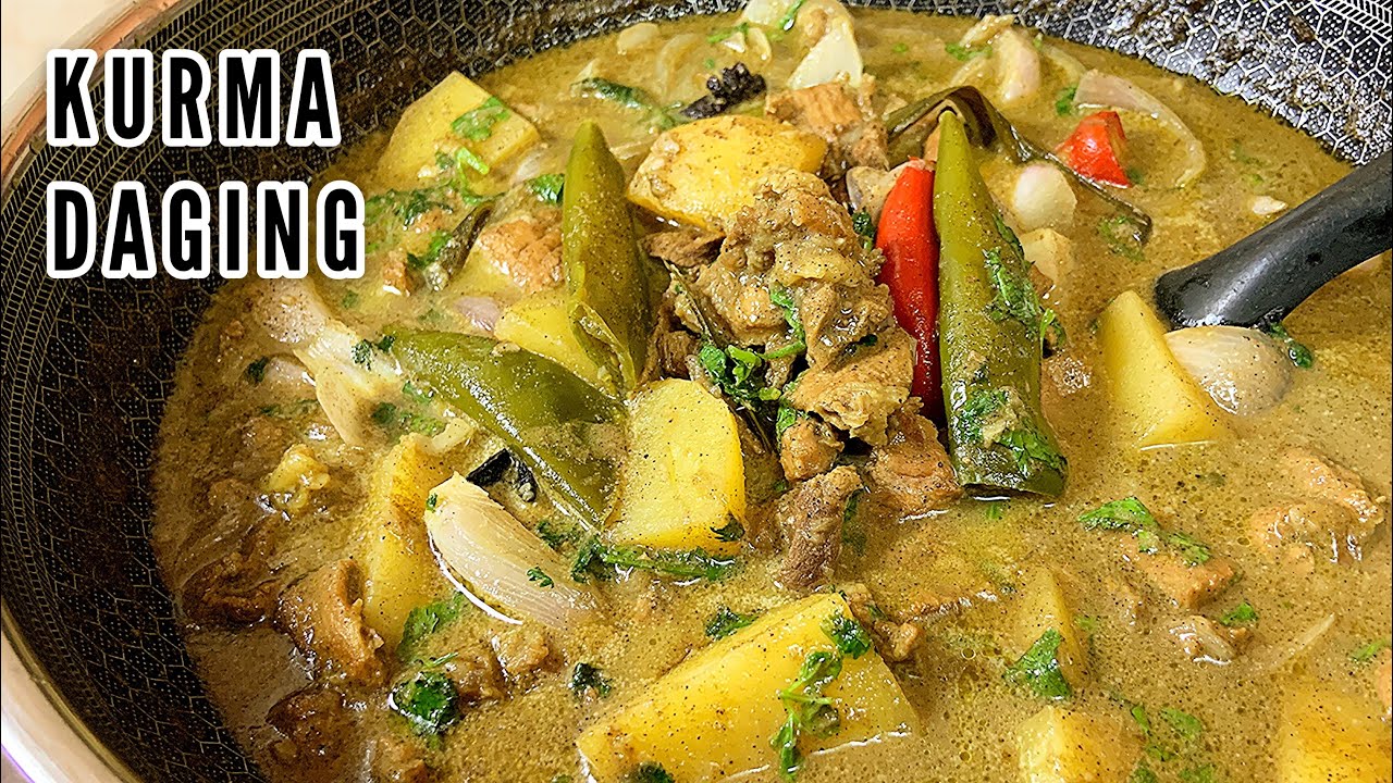 Kurma Daging Utara | Daging Masak Kurma