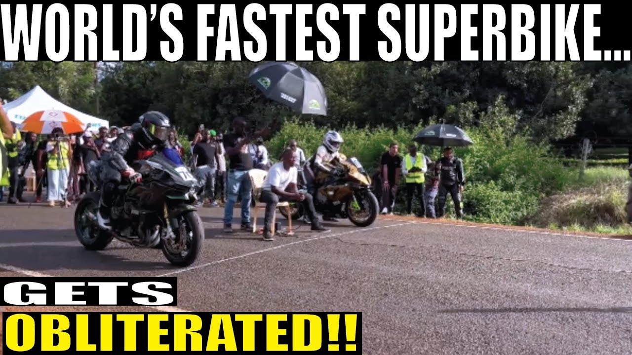 Kawasaki H2 EMBARASSED By A 2013 BMW S1K!! #dragrace