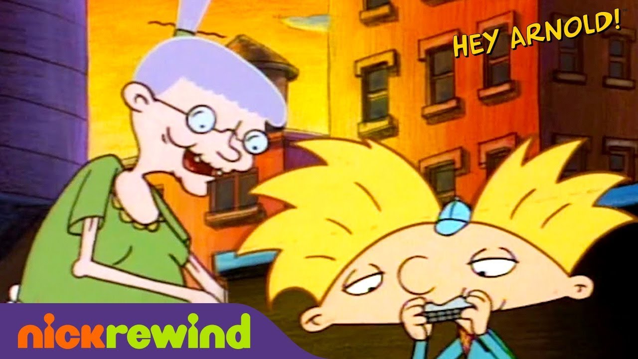 Arnold and Grandma Gertie Sing on the Roof | Hey Arnold! | Nicktoons
