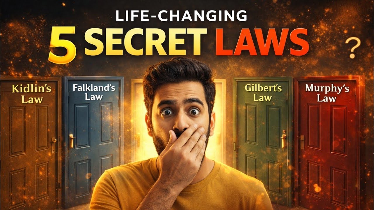 5 Secret Laws Nobody Teaches You | Life, Success & Mindset Rules