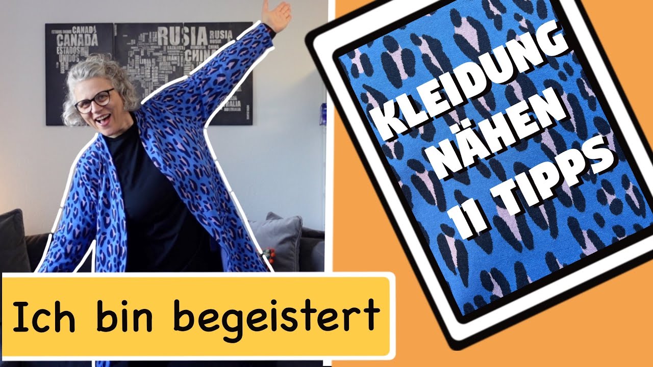 Ich habe mir den Cardigan Minna von Fadenkäfer genäht
