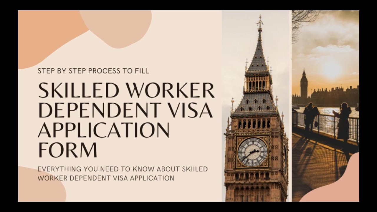 Step by Step Application process -UK Skilled Worker Dependent Visa