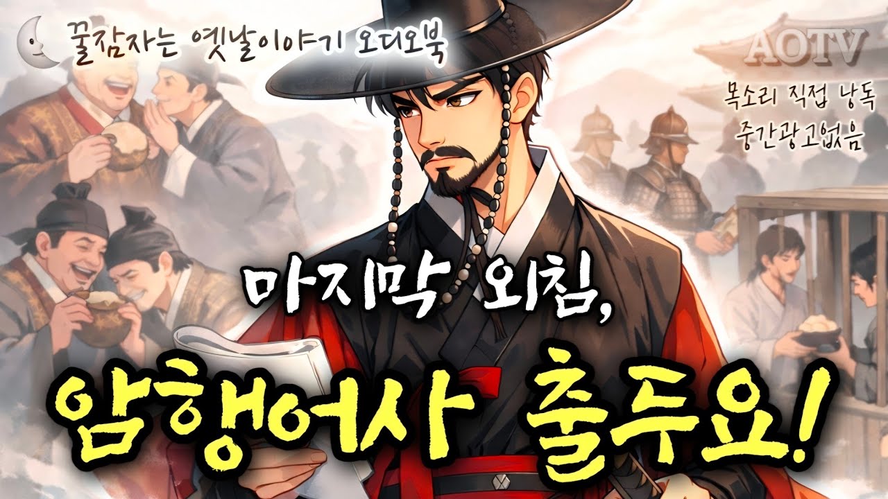 🌜마지막 외침, 암행어사 출두요! 등 옛날이야기 10편 / 중간광고없는 잠자리동화 / 전래동화 / 책 읽어주는 여자 / 오디오북 / 민담, 설화 #알오티비