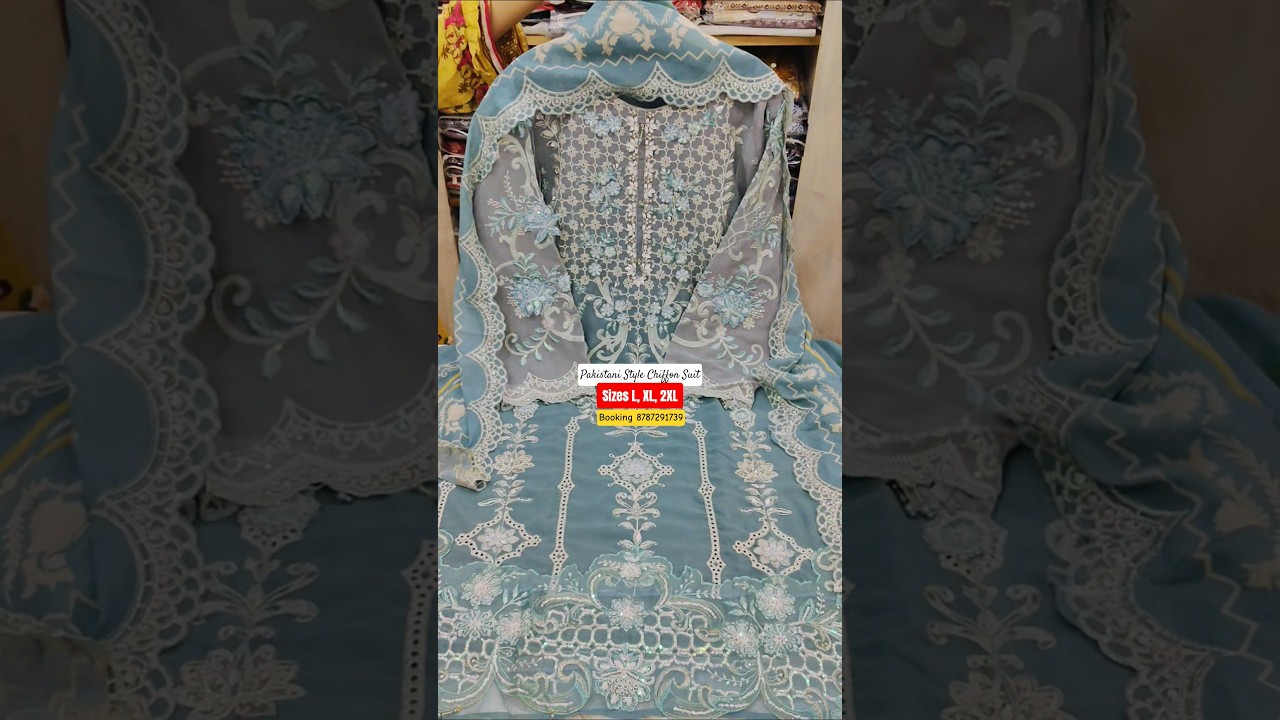 HEAVY PAKISTANI CHIFFON SUIT 💞 EID SPECIAL LIVE 🌙 Beautiful Eid Dresses 😍 Limited Stock&rdquo; #eidspecial