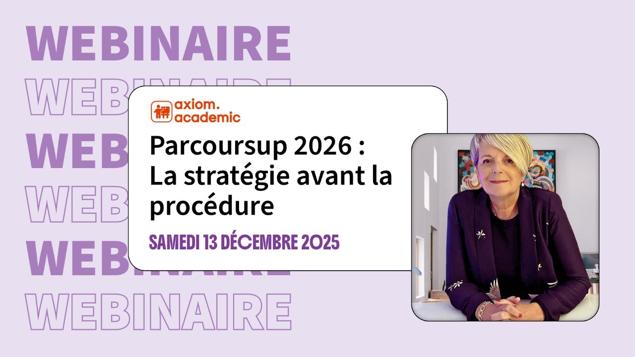 Parcoursup 2026 : La stratégie avant la procédure avec Catherine Menay