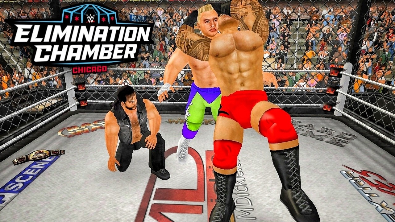 Основные моменты матча Elimination Chamber от WWE в Wrestling Empire!