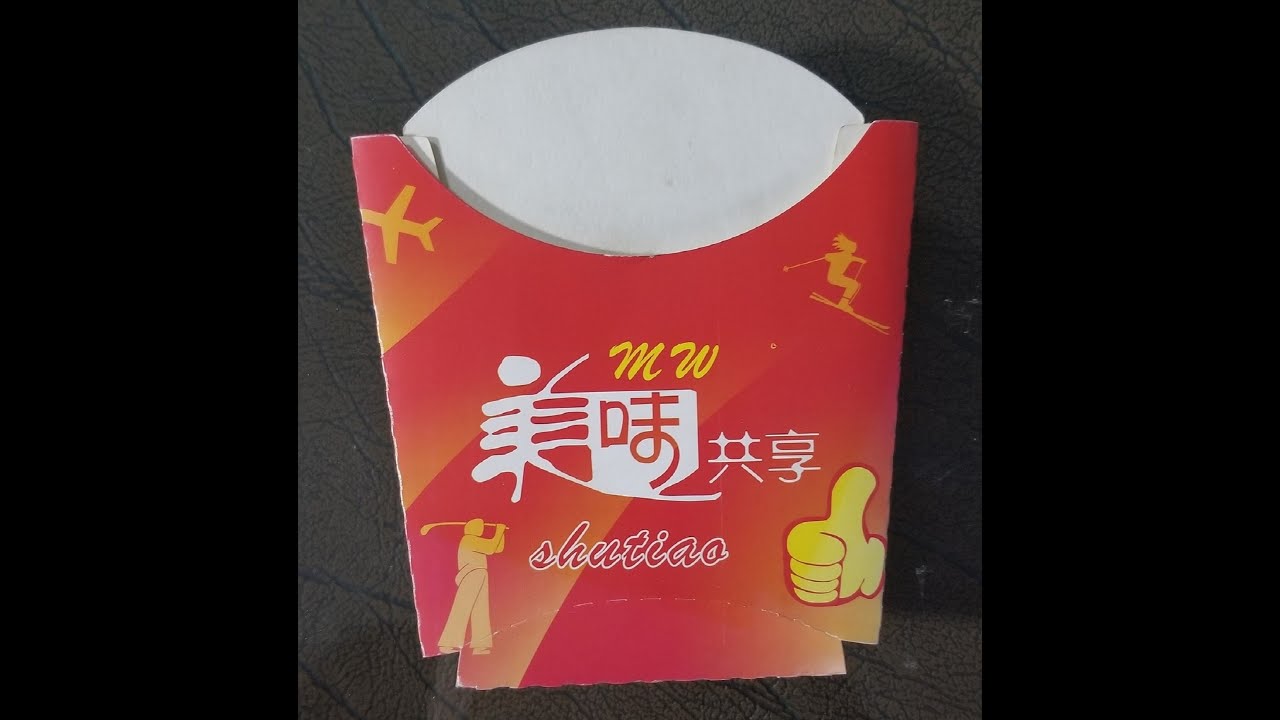 How to do chip box on folder gluer machine