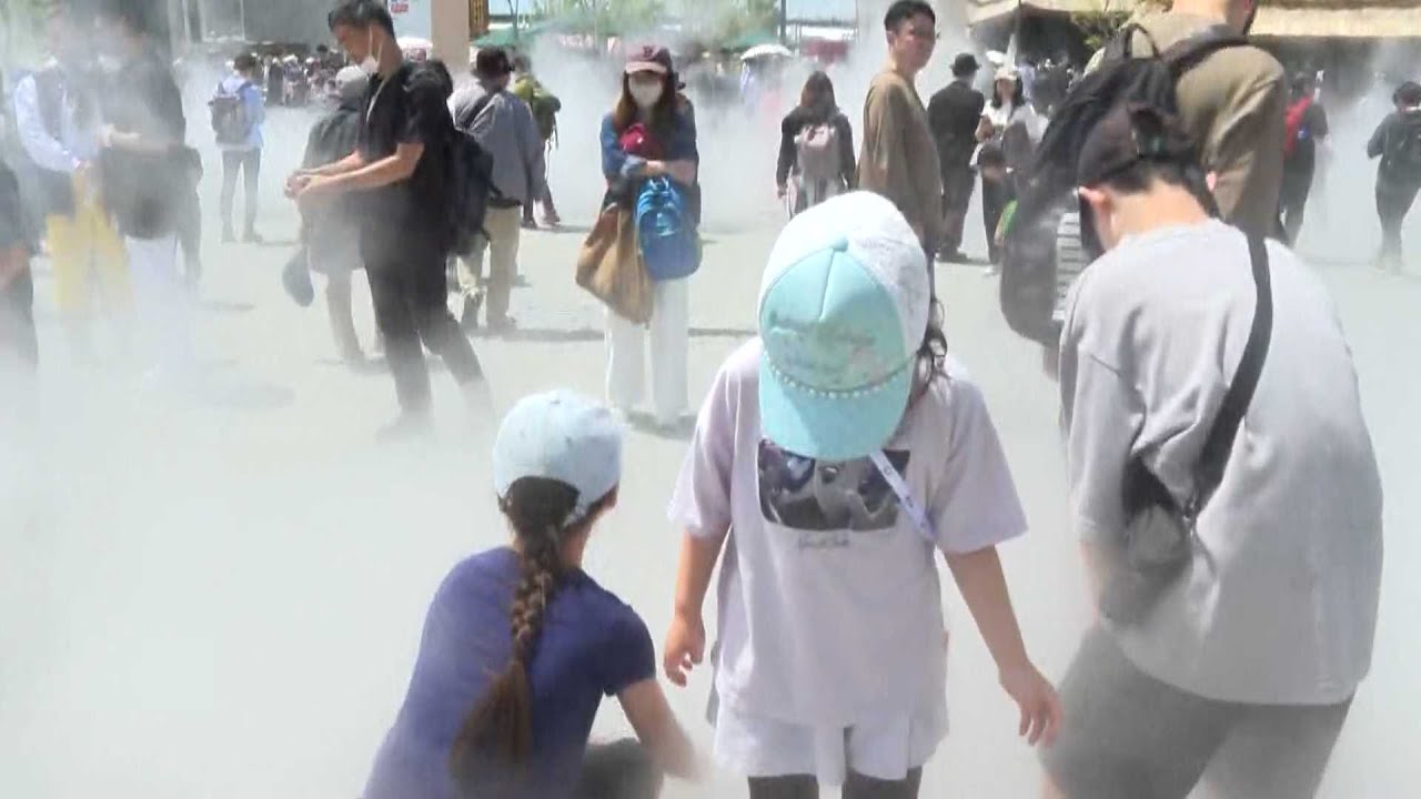 15分おきの冷却ミスト　無料の給水スポット・・・大阪・関西万博の熱中症対策は