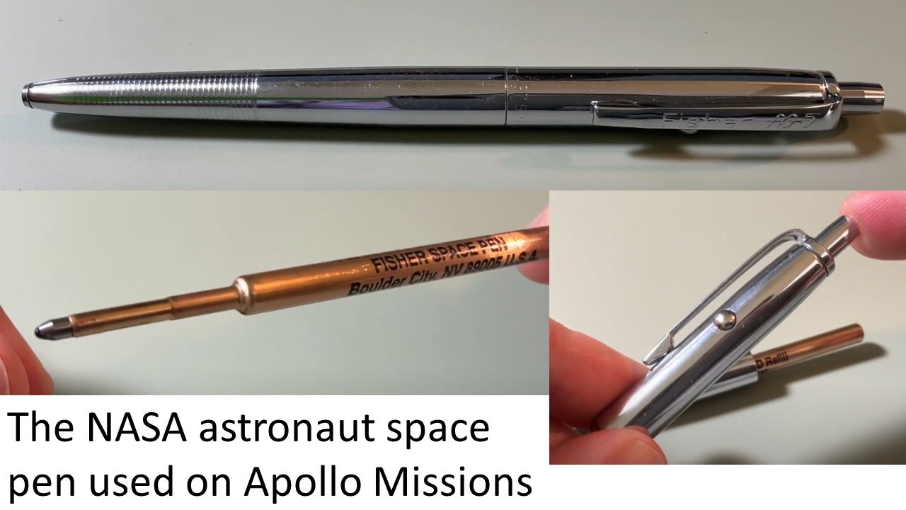 NASA Apollo mission pen: the Fisher Space Pen AG-7 used by astronauts and Soviet cosmonauts