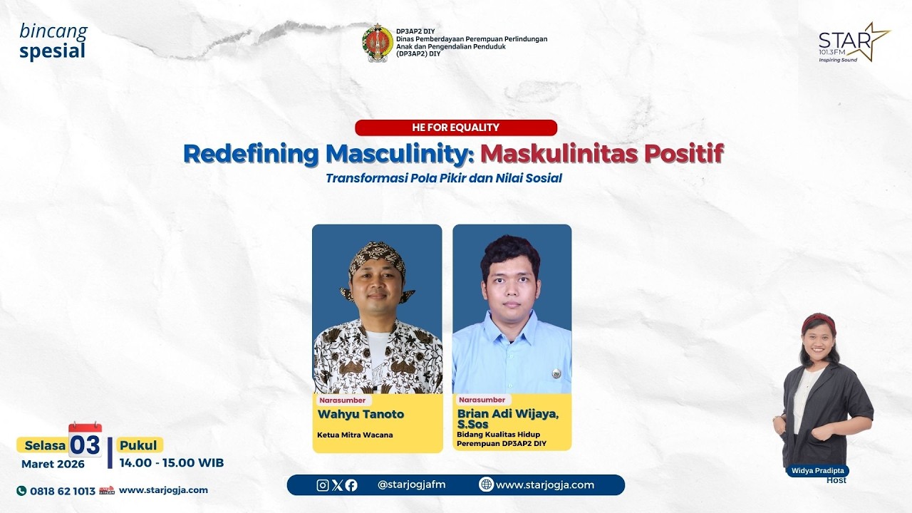 DP3AP2 DIY : REDEFINING MASCULINITY, MASKULINITAS POSITIF