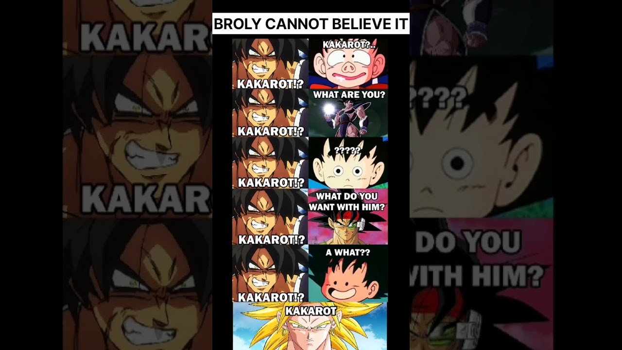 Broly Is Absolutely Disappointed #dragonball #goku