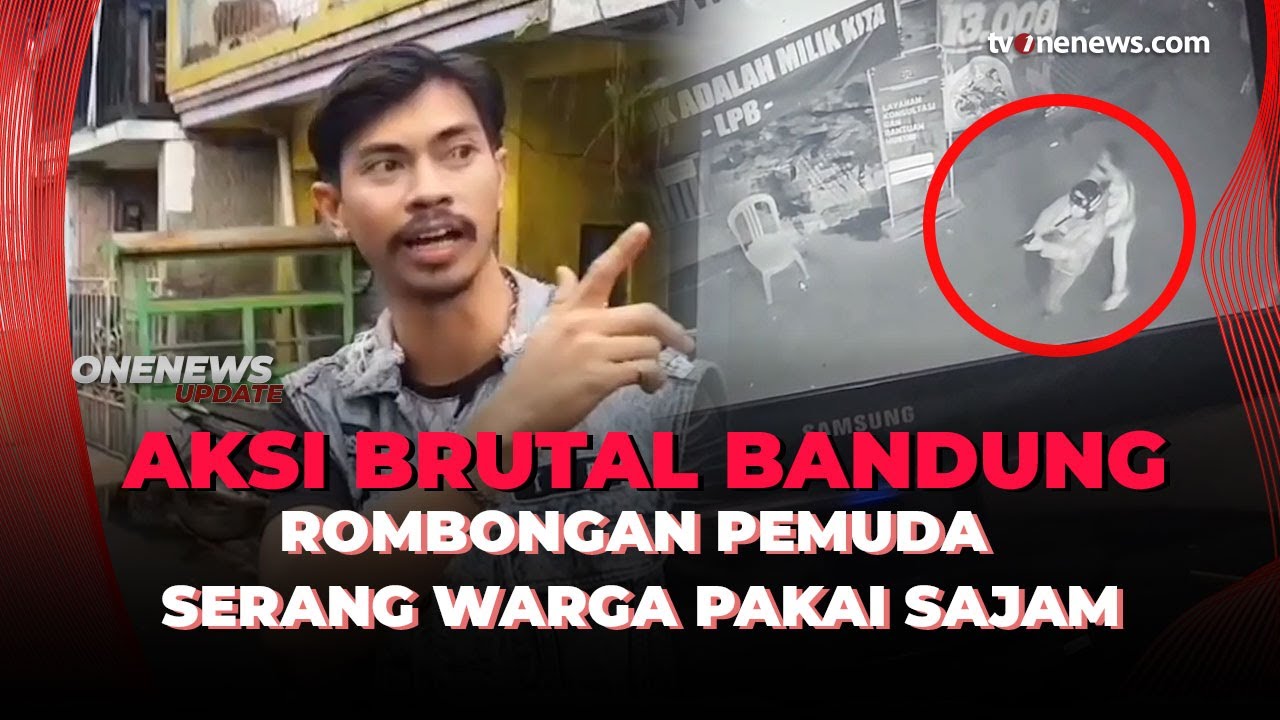 Viral di Bandung! Sekelompok Pemuda Serang Warga Dengan Sajam dan Senjata Api | OneNews Update