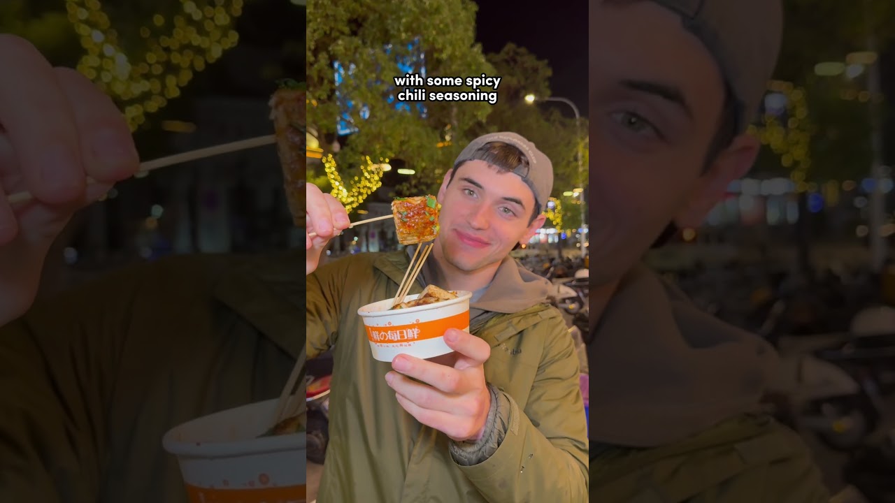 Everything I ate at a Night Market in China! 🇨🇳🌶️