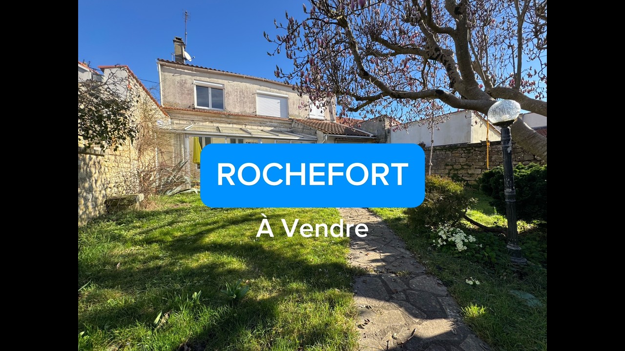 A vendre Rochefort - Maison 150m² 6 chambres - Jardin et Cave