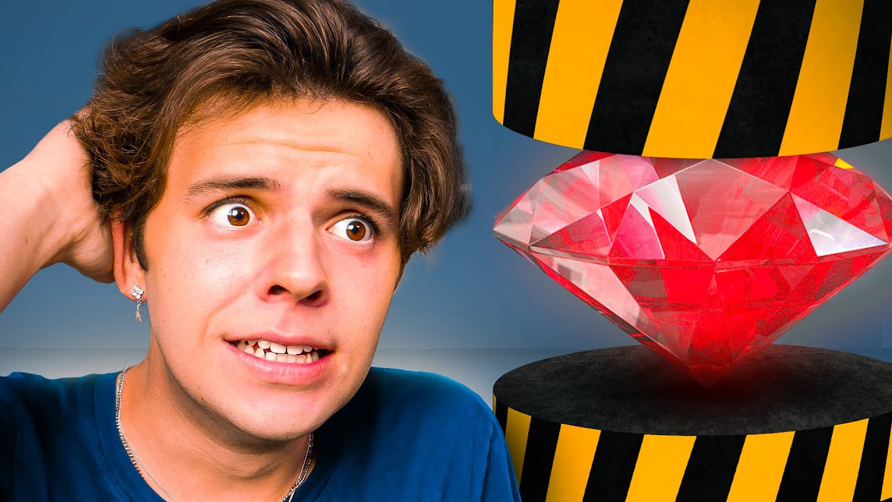 Top 100 Items VS Hydraulic Press! *Very Satisfying*