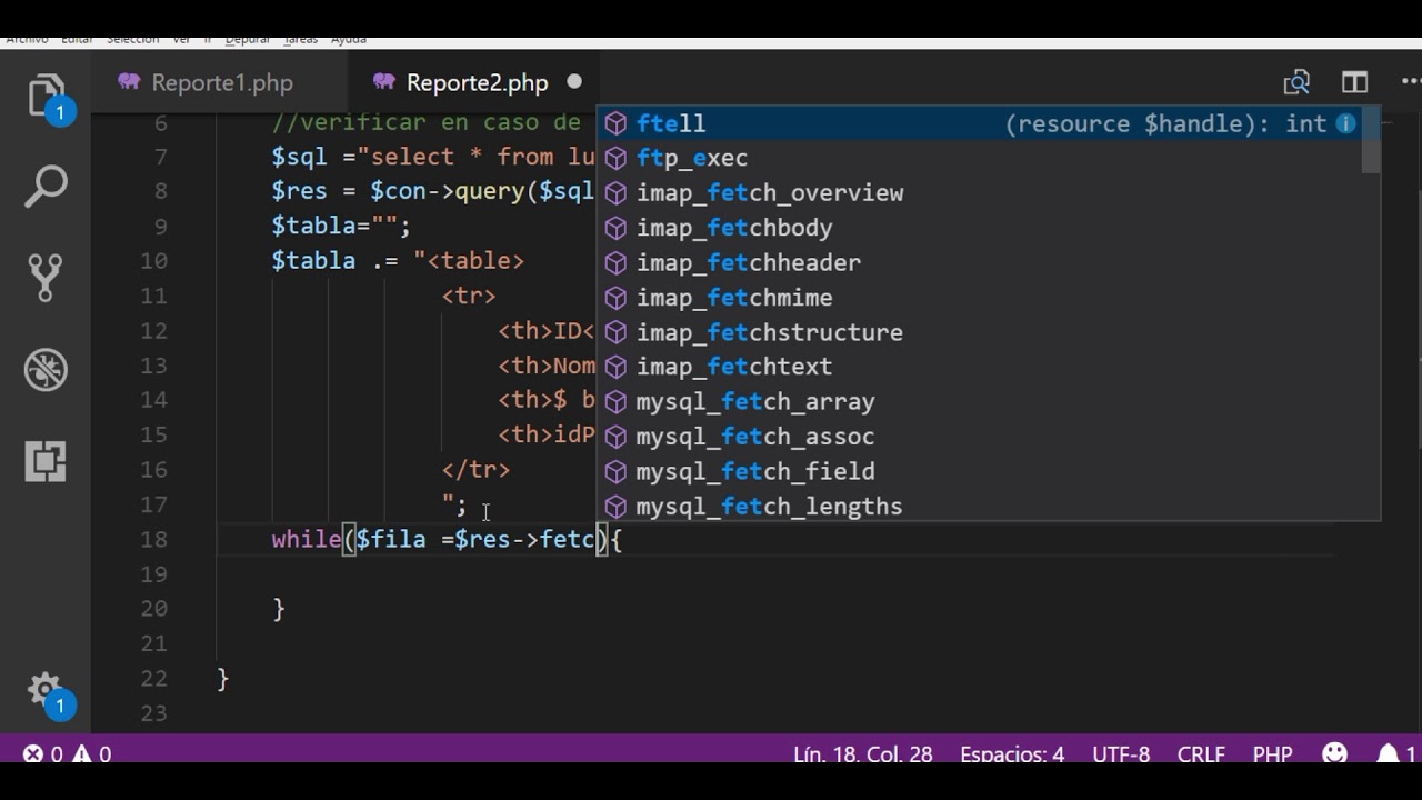 Reportes en PHP con mPDF