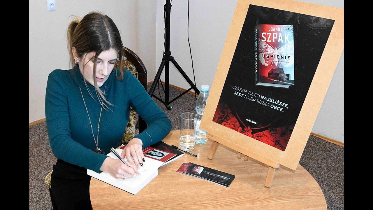Spotkanie autorskie - Joanna Szpak o „Uśpieniu”: psychologia, mrok i kulisy thrillera