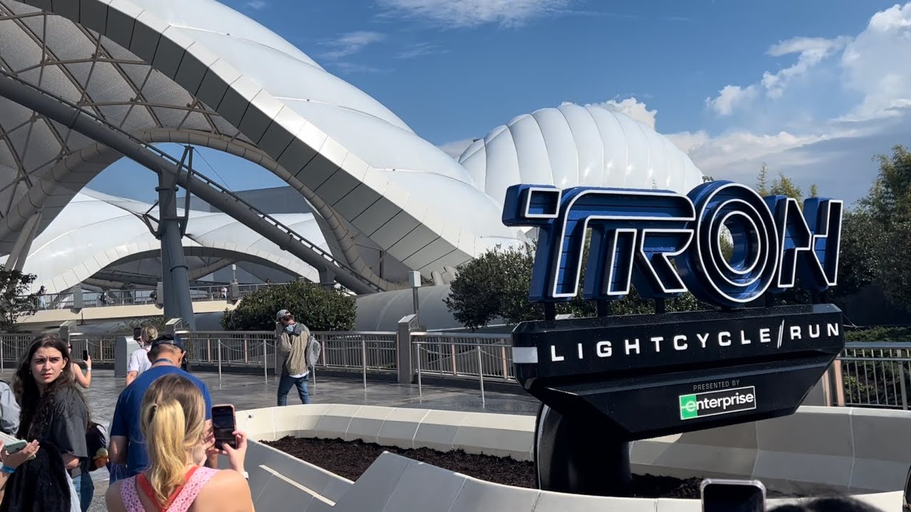 Tron Lightcycle Run Cast Member Preview Day at Walt Disney World