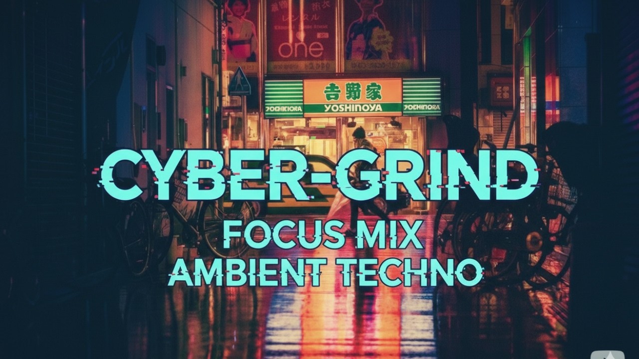 GRIND MODE — Dark Ambient Techno Focus Music | Deep Work & Late Night Grinding