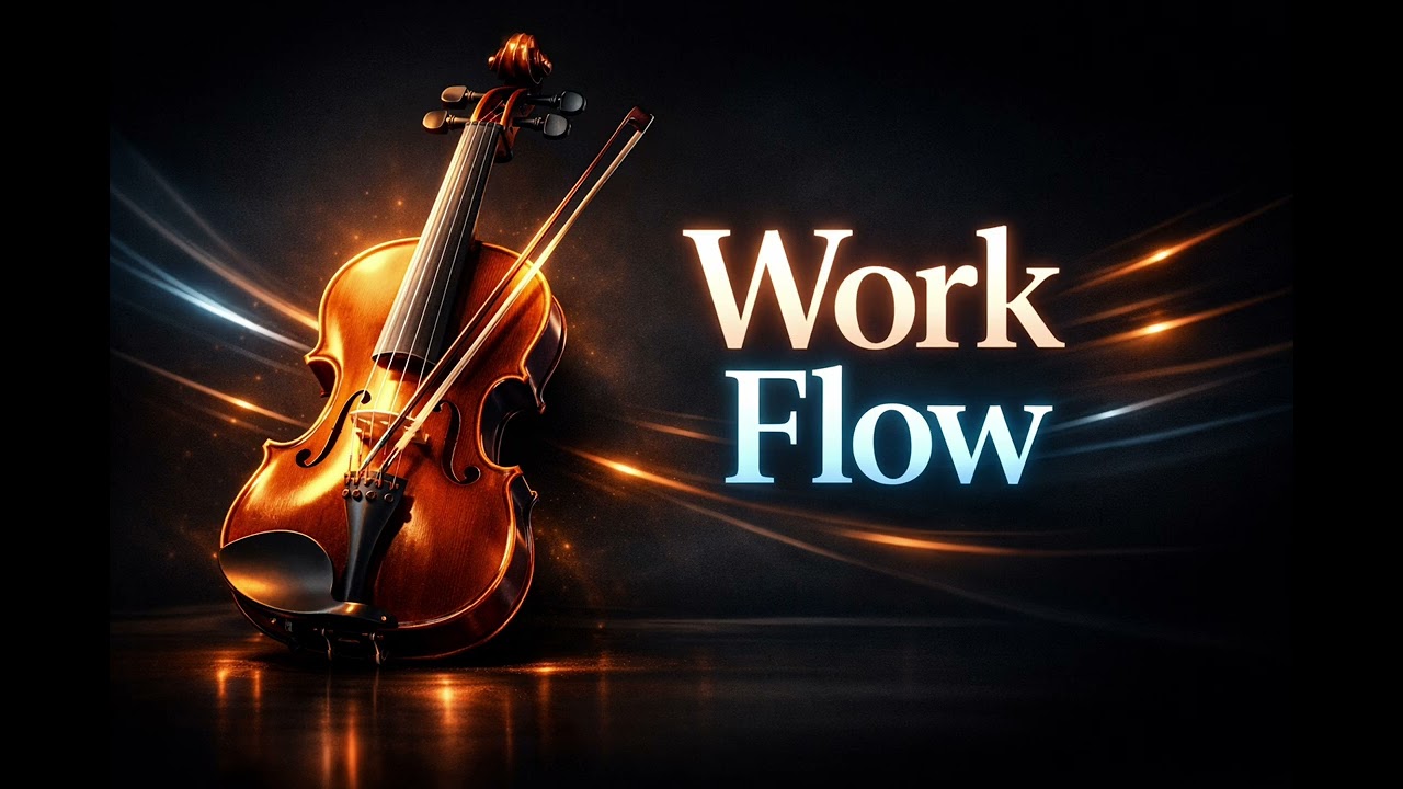 Daily Productivity Violin Instrumental | Work Focus Luxury Background Music