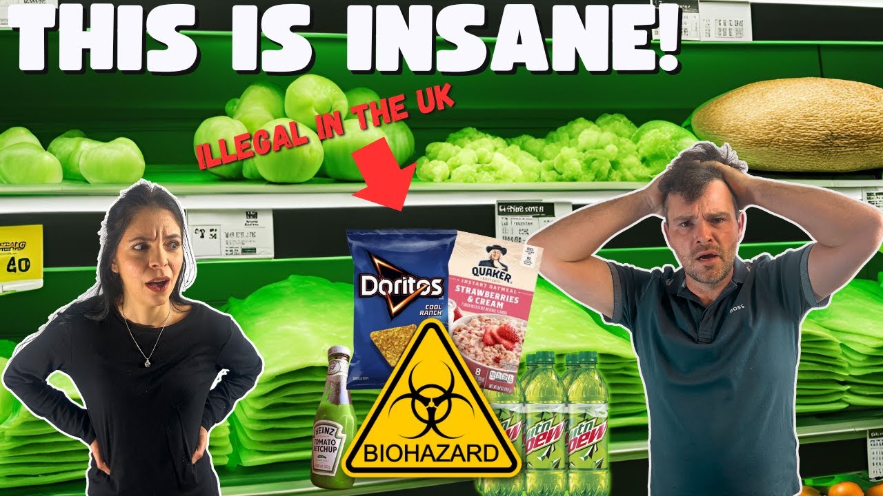 Americans react to American Food vs UK food and are terrified!