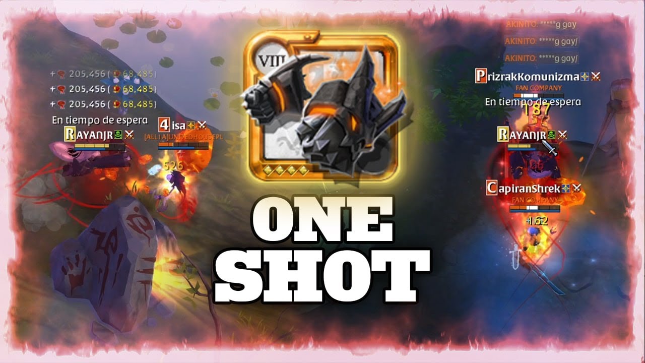 😎Solo One Shot Ganking!😎| Hellfire Hands Solo Open World | Albion Online #19