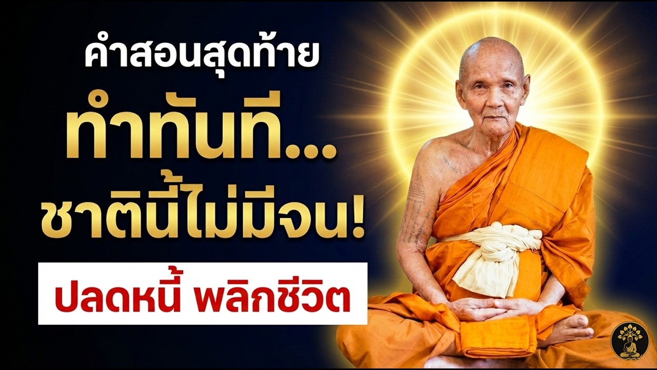 คำสอนสุดท้ายก่อนมรณภาพ | ทำตามนี้ไม่มีวันจนอีก พลิกชีวิตใน 30 วัน ตอนที่ 15 (ตอนจบ)