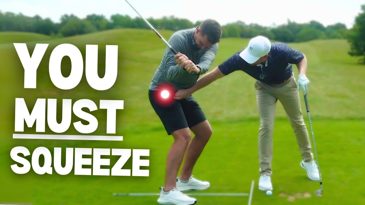 SQUEEZE FOR POWER! The Downswing Drill Every Golfer Needs!