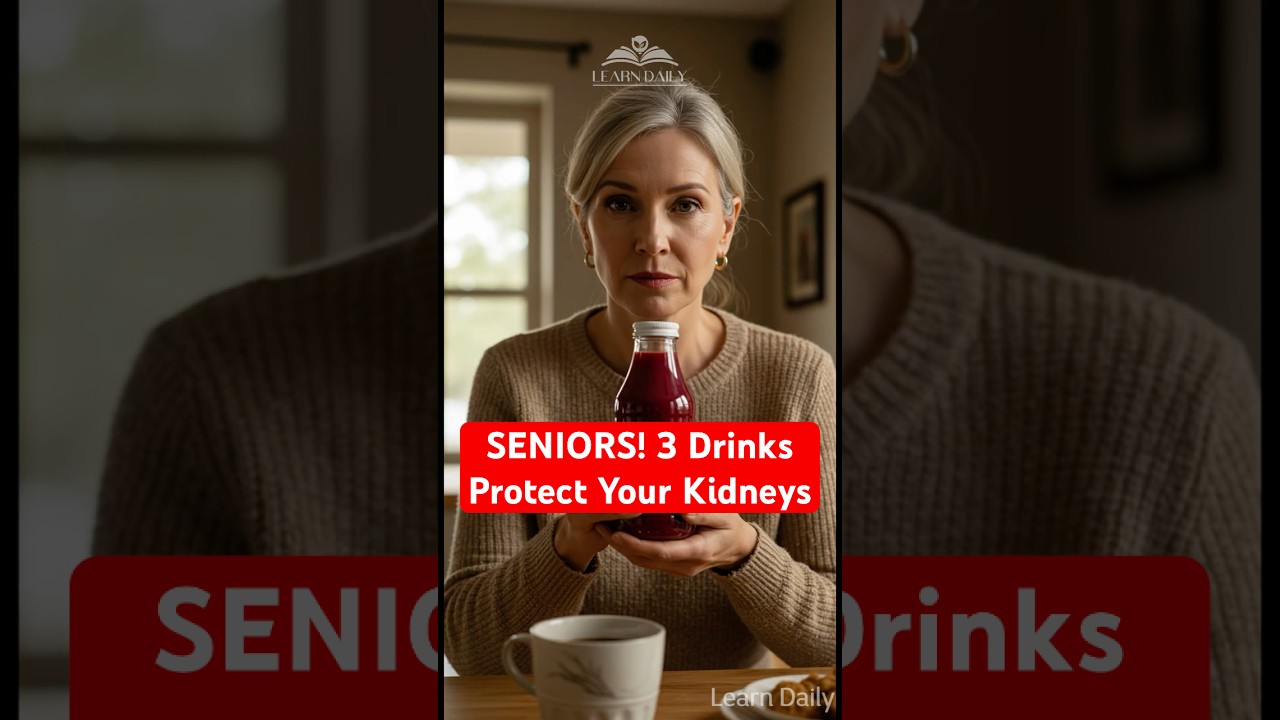 SENIORS, 3 Drinks That Actually Protect Your Kidneys (Science-Backed) | Learn Daily