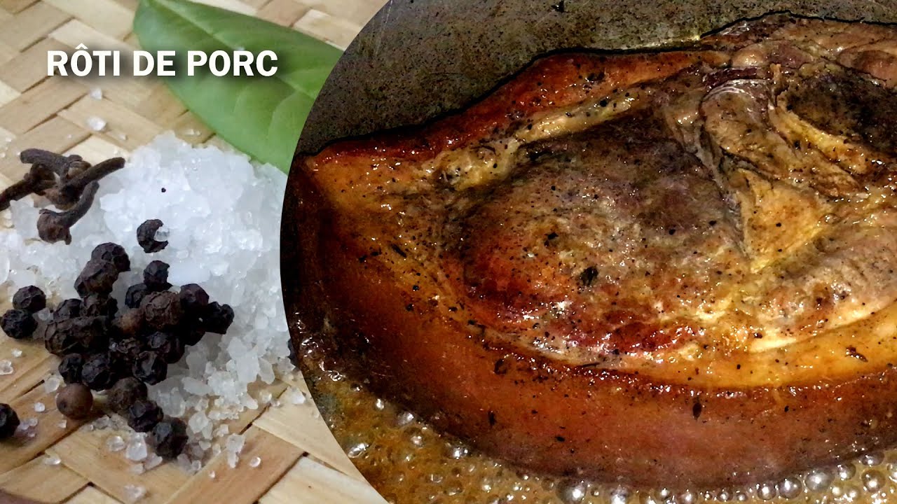 R&ocirc;ti de porc &agrave; la cr&eacute;ole une recette rapide et simple &agrave; faire.