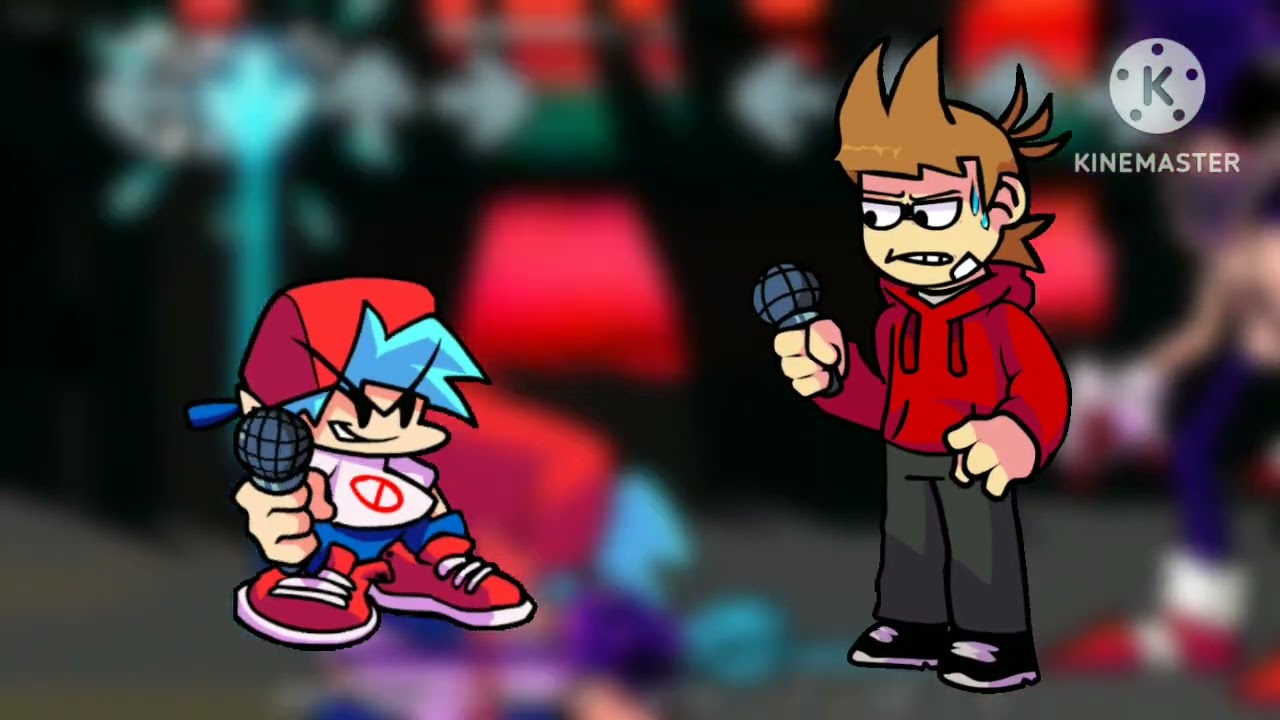 fnf four red leaders (four way fracture but tord's sing it red-mastered)