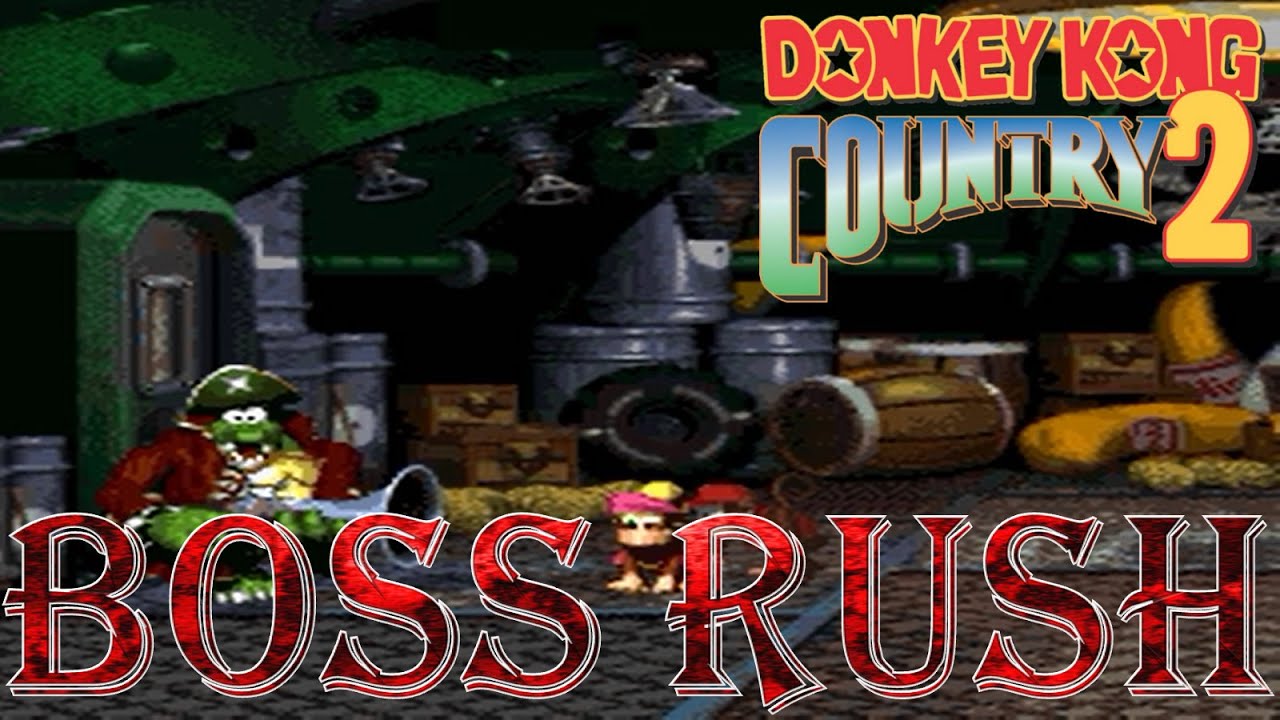 Donkey Kong Country 2 - Boss Rush (All Boss Fights, No Damage)