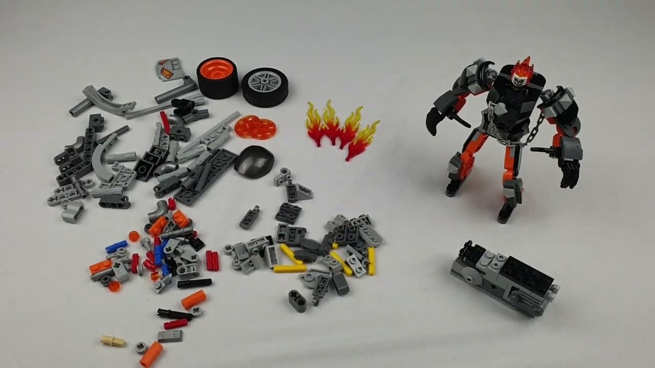 SetN53 76245 Lego Ghost Rider Mech & Bike