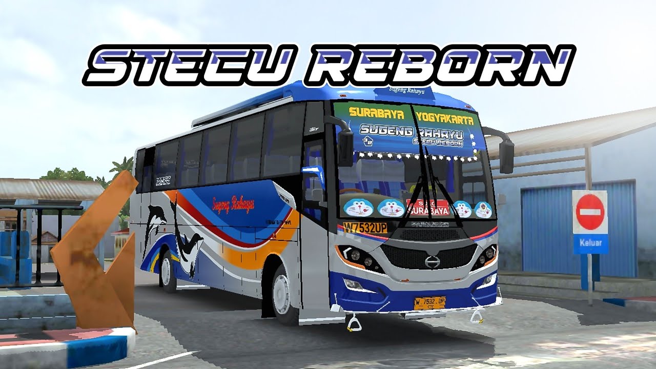SHARE MBOIS!! LIVERY SUGENG RAHAYU STECU REBORN W 7532 UP | BUS SIMULATOR INDONESIA